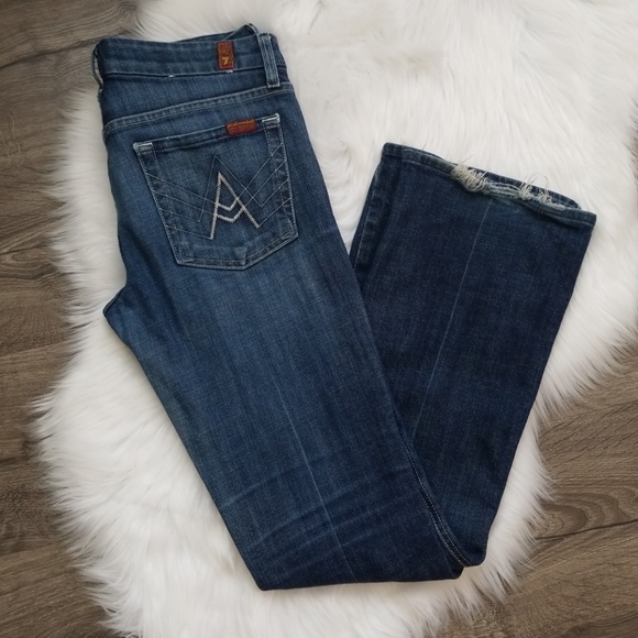 7 For All Mankind Denim - 7 for all Mankind A Pocket Bootcut Jeans
